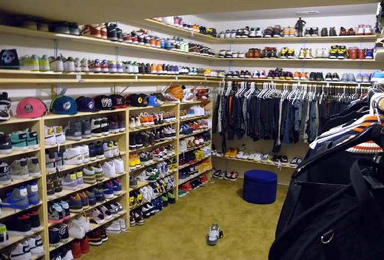 Chris Brown gives fans a peek into his walk-in closet  